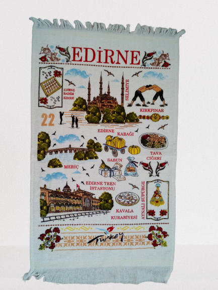 Edirne resimli havlu
