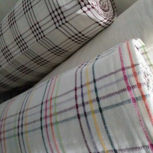 Toptan Buldan bezi ekose renkli kumaş